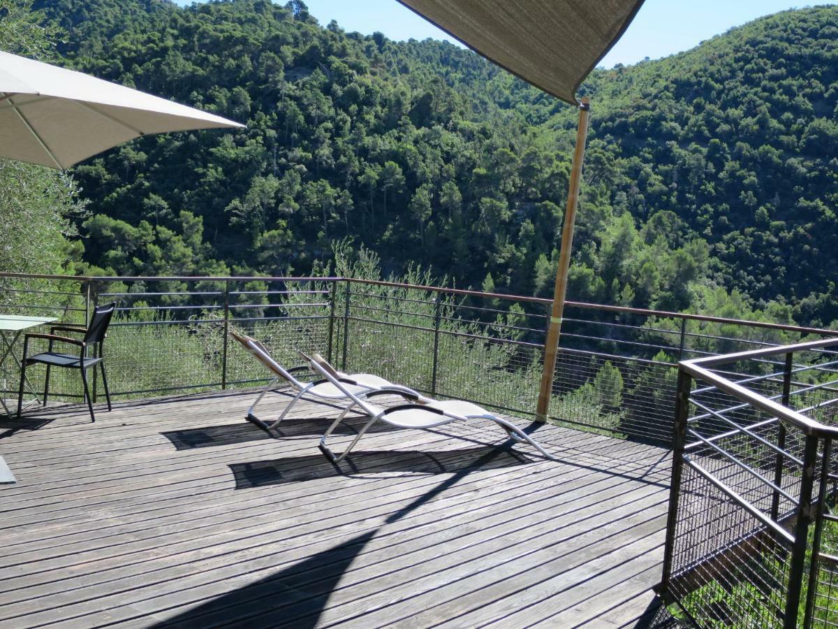 Les Figaires Villa L'Escarene Luaran gambar